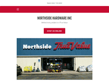 Tablet Screenshot of northsidehardware.net